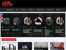 Tablet Screenshot of gamepaty.com